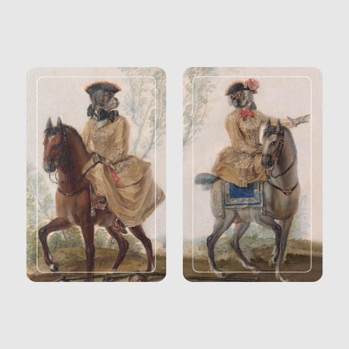 Spielkarten in weihnachtlicher Blechdose