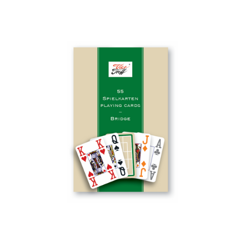 Spielkarten für Boards, Einzel- oder Doppelspiel - mit extragroßen Eckzeichen | 100% symmetrisch