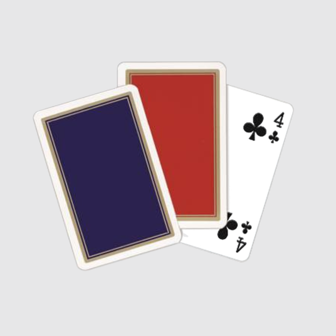 Spielkarten in weihnachtlicher Blechdose