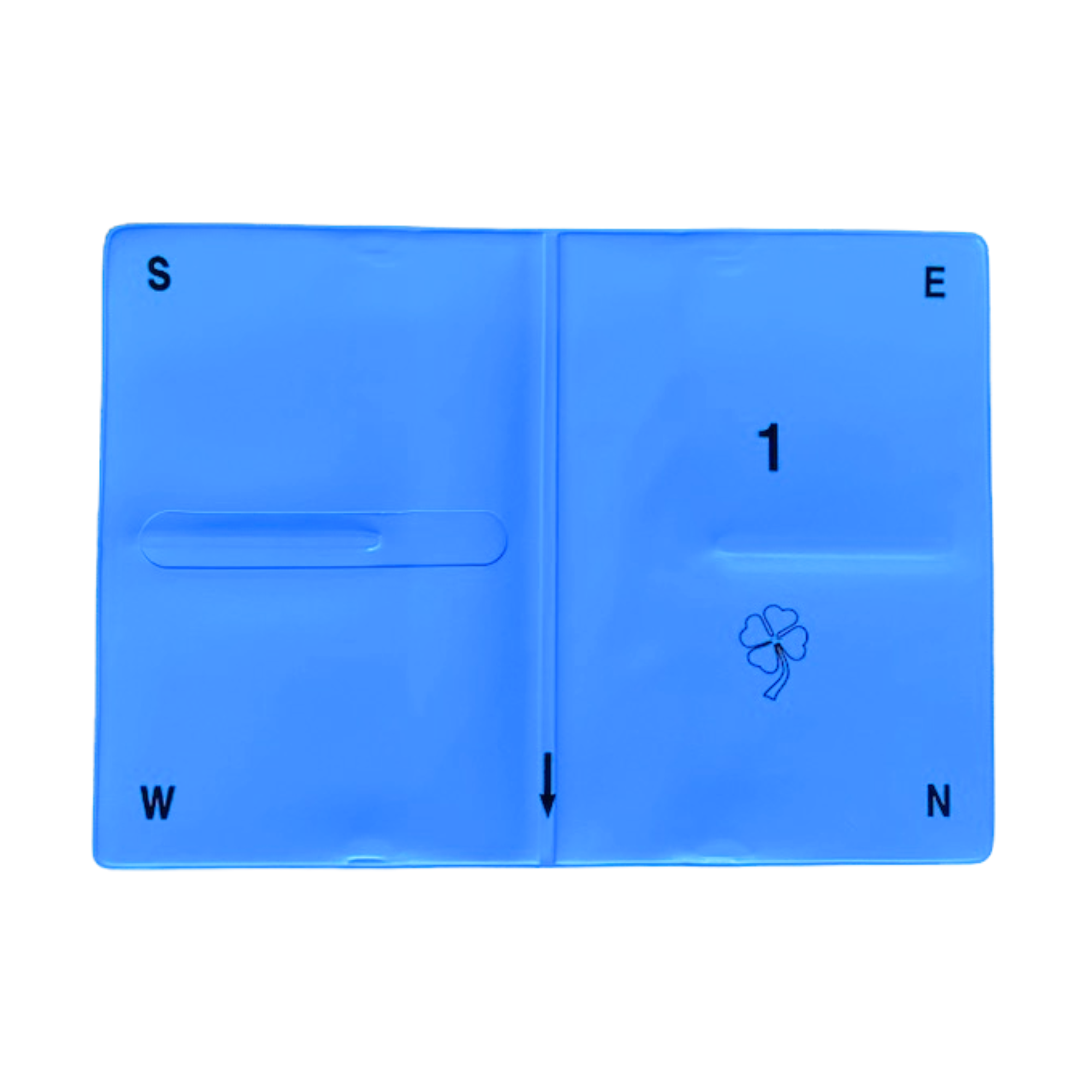 Weiche Bridge Boards, auch Wallets genannt - hellblau auf weißem Hintergrund.