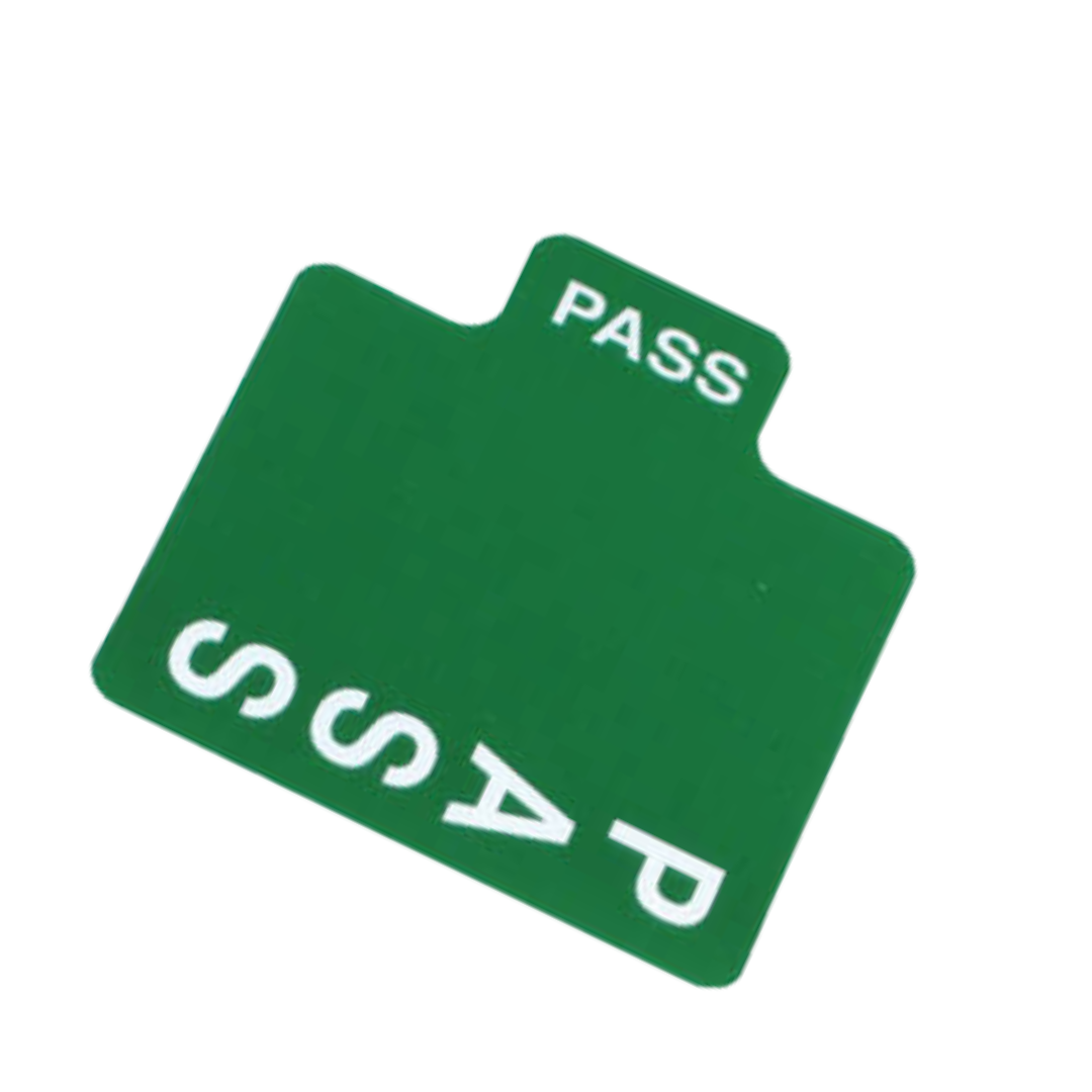 Ersatzkarte für Bietboxen Klassik - Pass-Karte auf hellem Untergrund