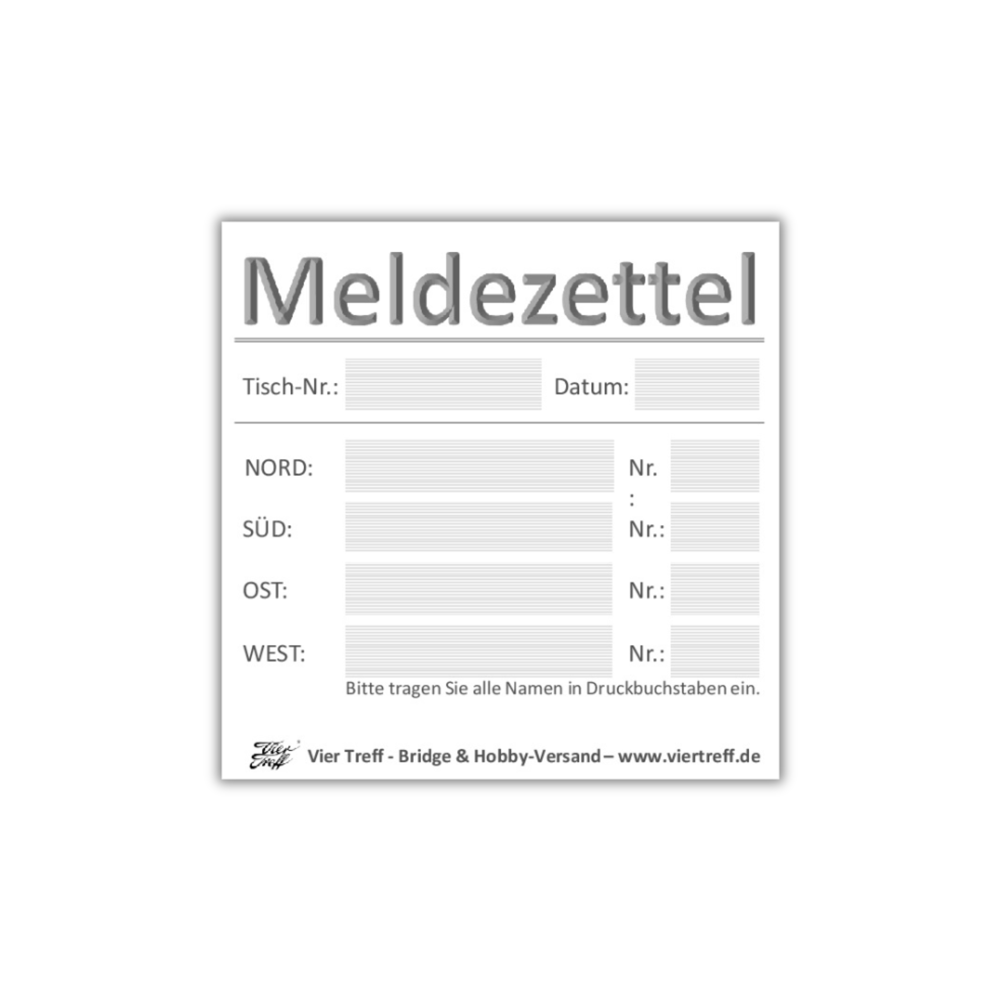 Meldezettel