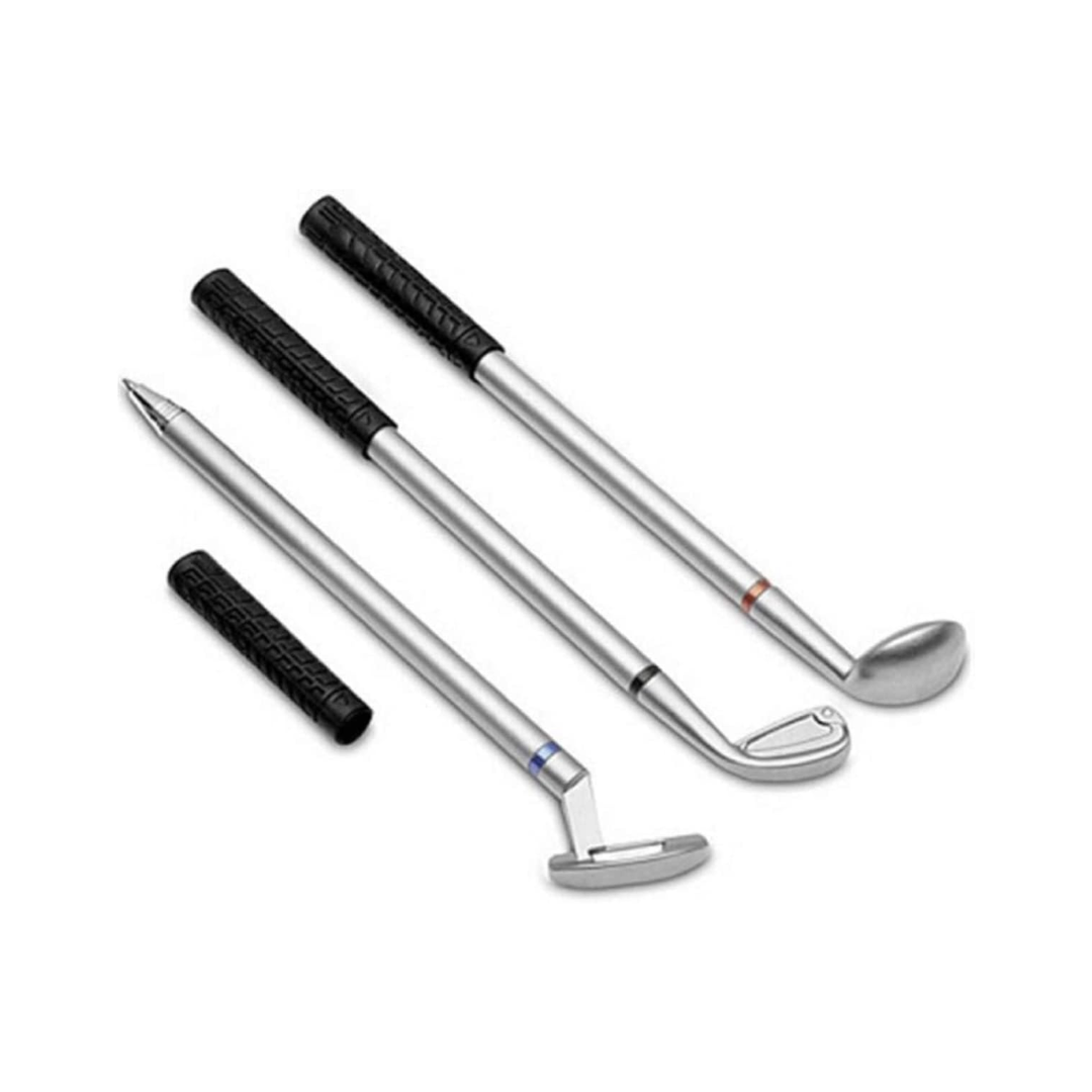 Geschenkset Kugelschreiber in Golfschläger-Optik