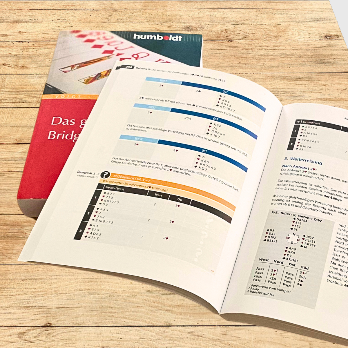 Bridge Bücher - Bridge lernen. Ein Buch zum Selbststudium und Das große Humboldt Bridgebuch