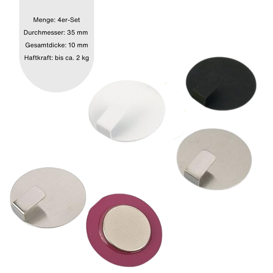 Magnethaken, 4er-Set
