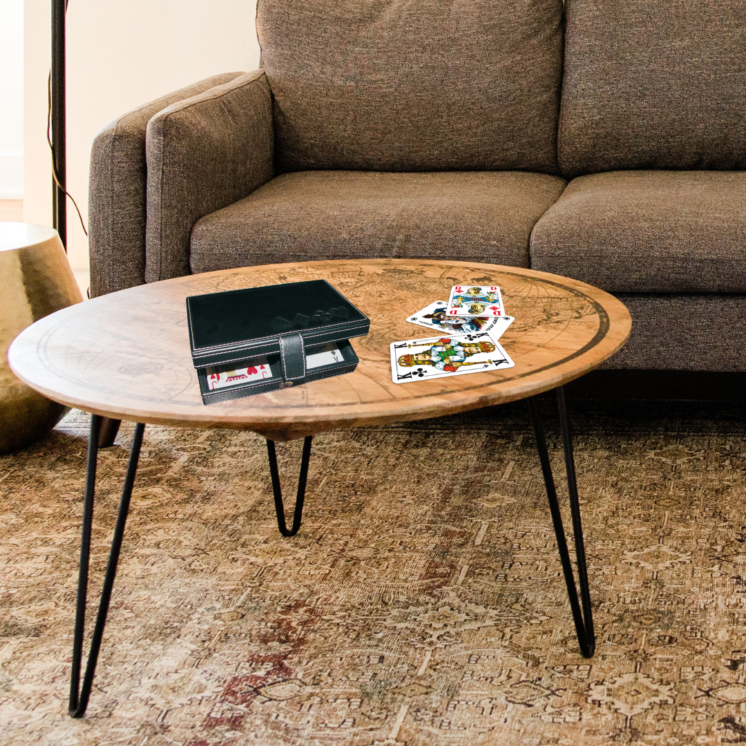 Spielkartenkassette, Lederoptik