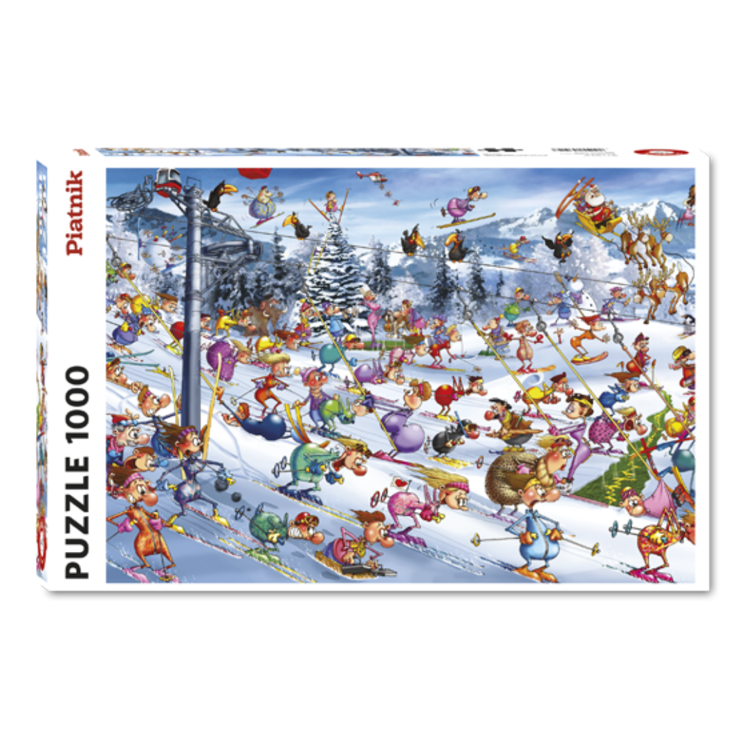 Puzzle "Christmas Skiing", 1000 Teile