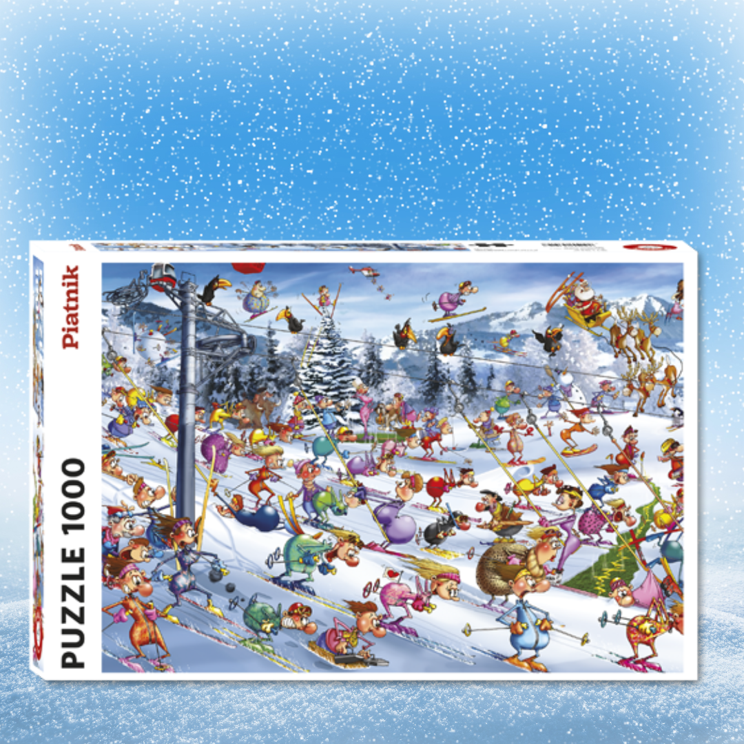 Puzzle "Christmas Skiing", 1000 Teile