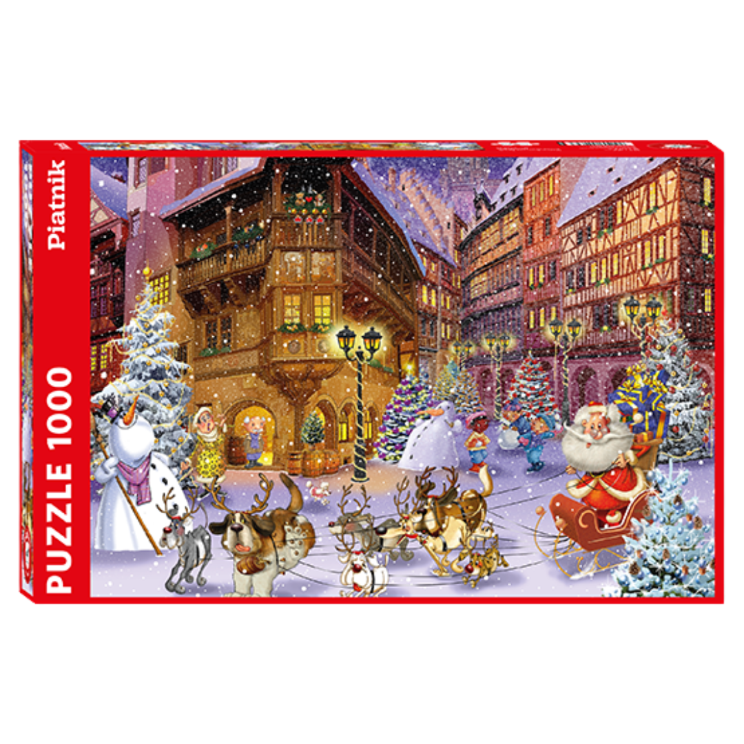 Puzzle "Weihnachtsdorf", 1000 Teile