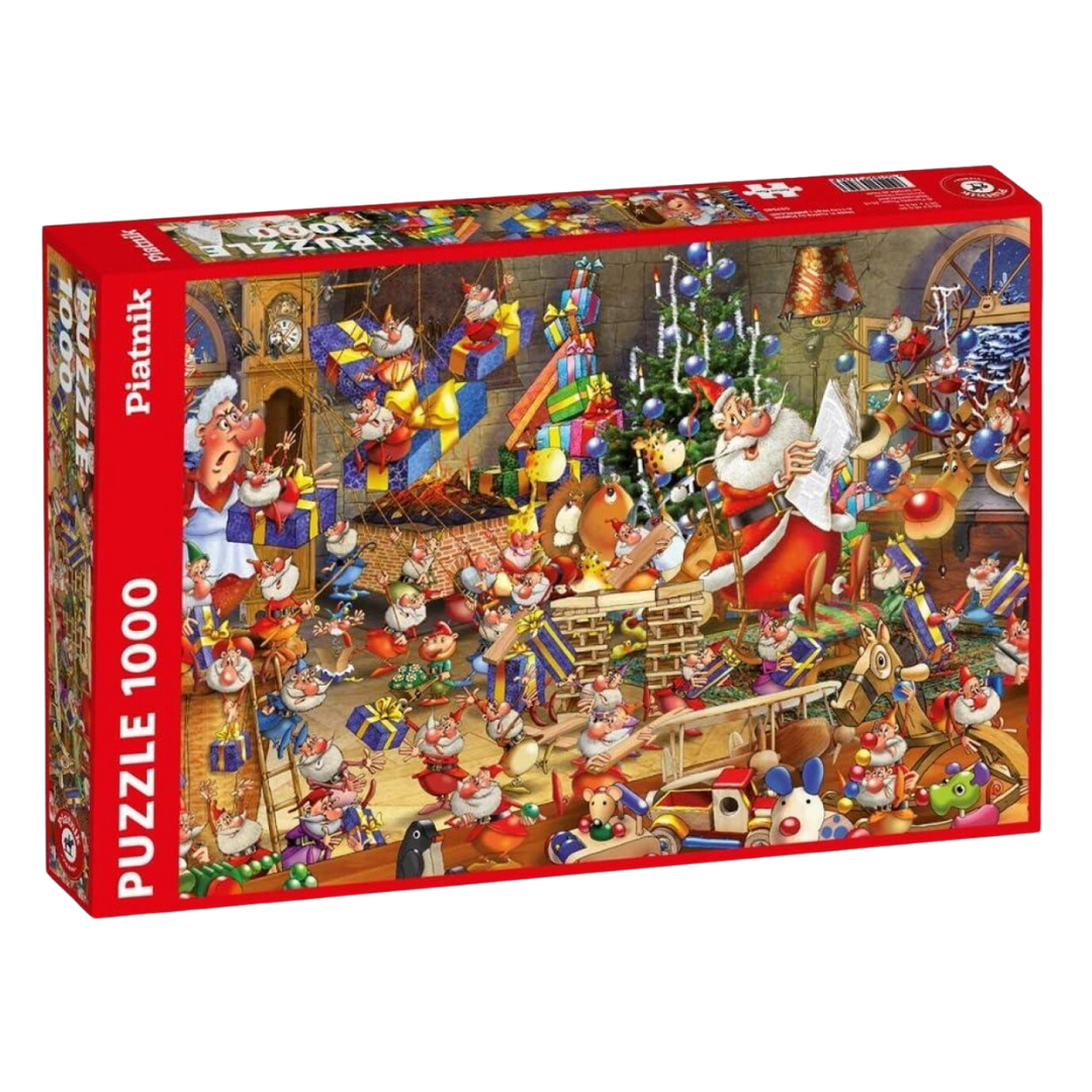 Puzzle "Weihnachtstrubel", 1000 Teile