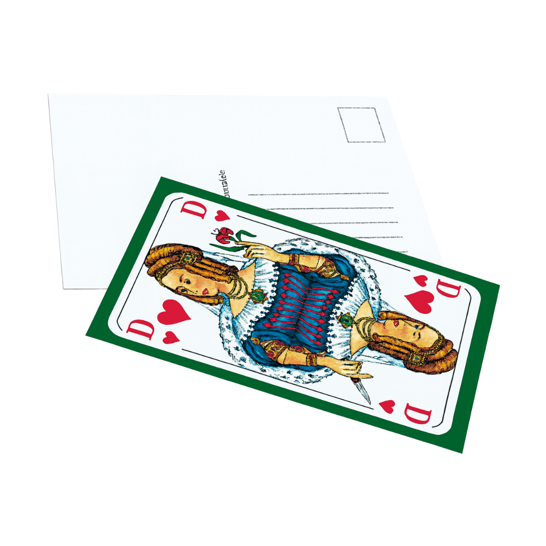 Postkarte "Dame"