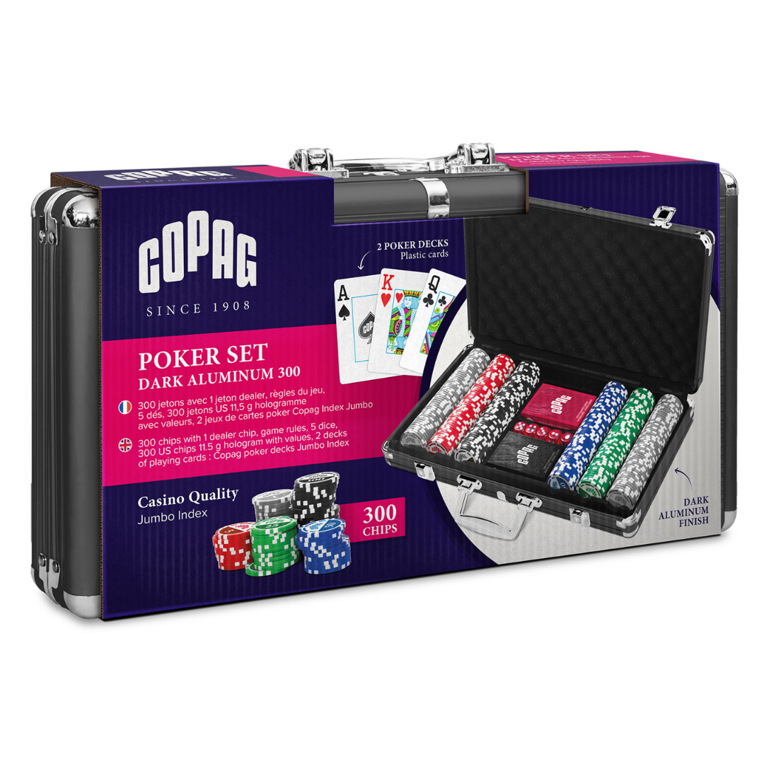 COPAG Poker Set - Dark Aluminum 300