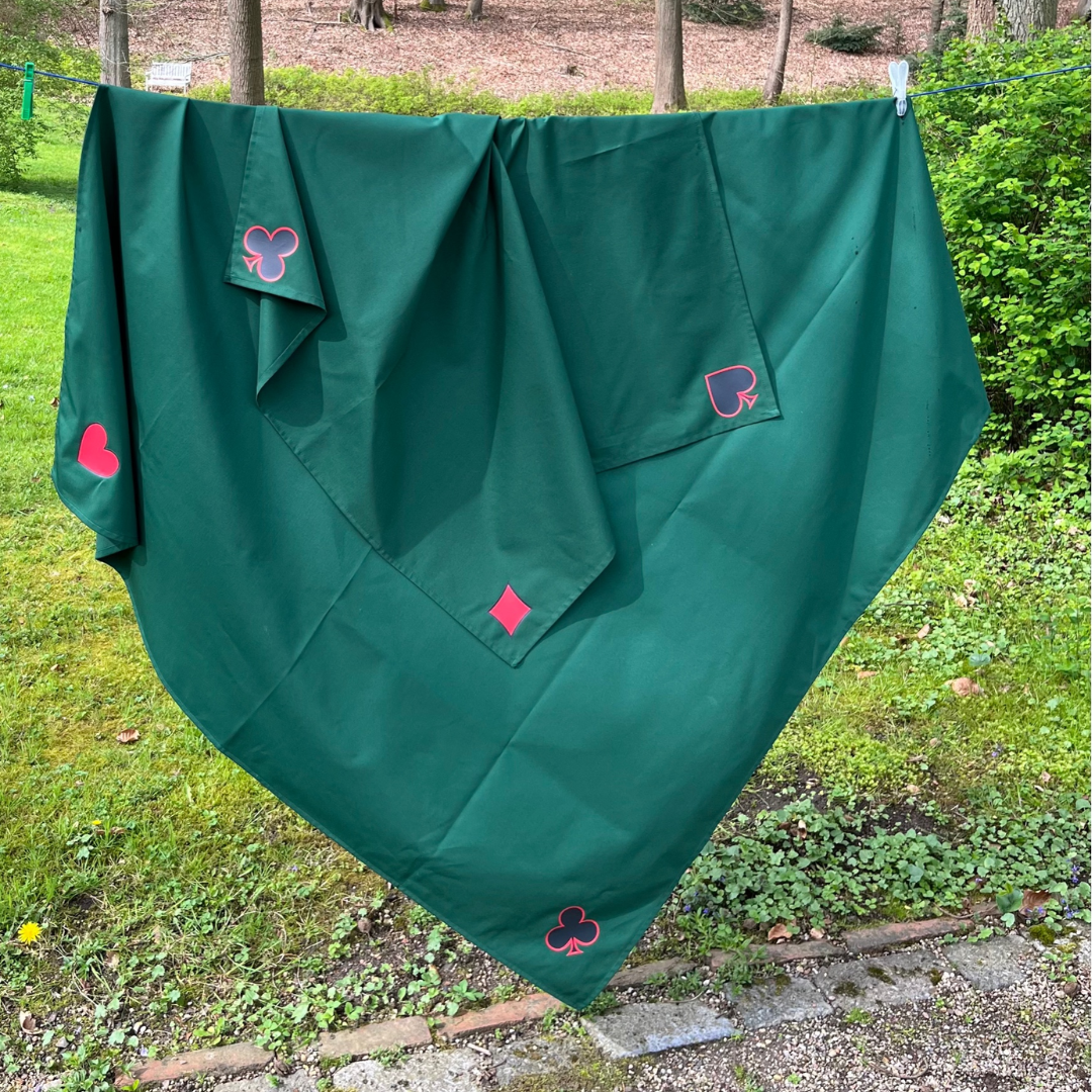 Tischdecke - mit Kartensymbolen