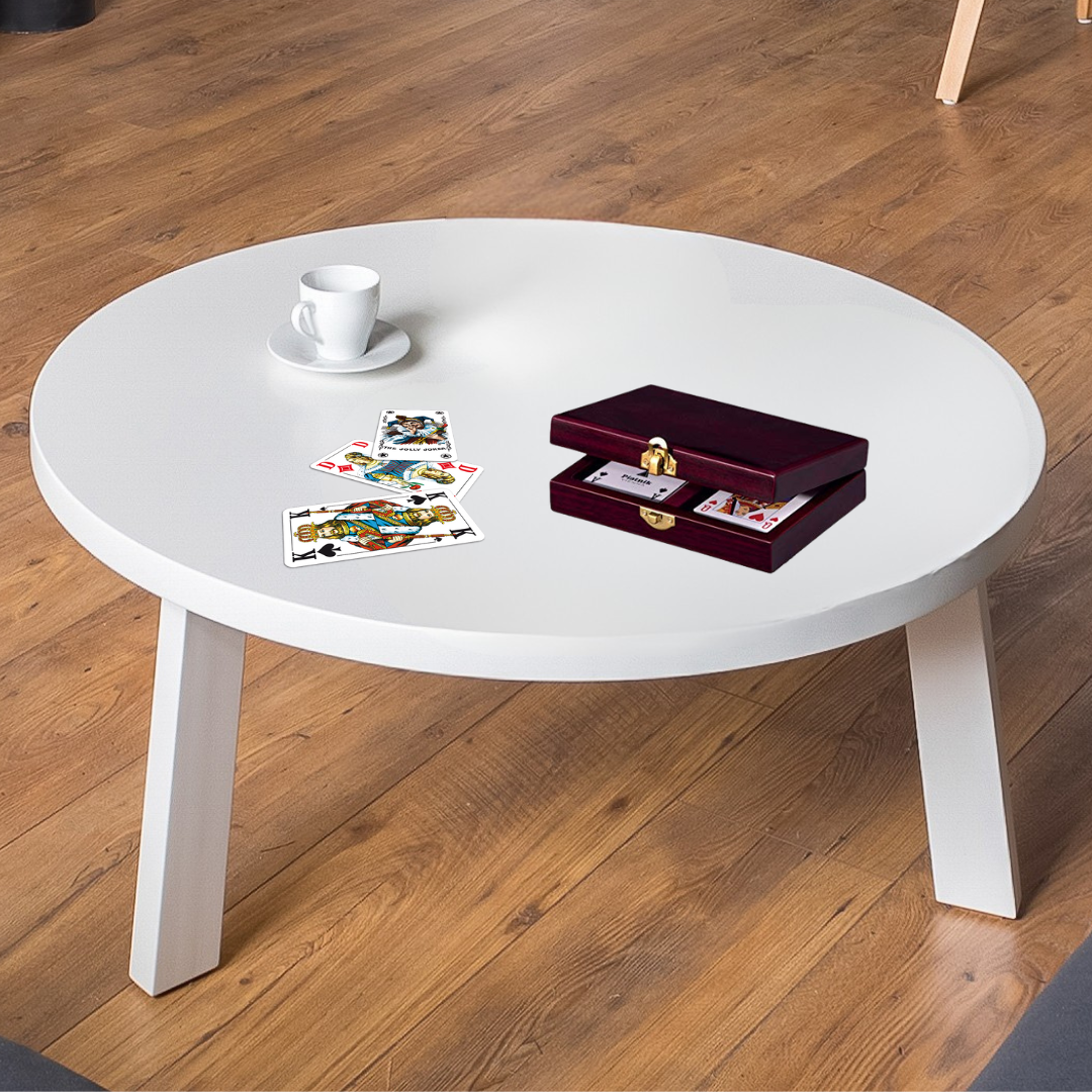 Spielkartenkassette, Holz