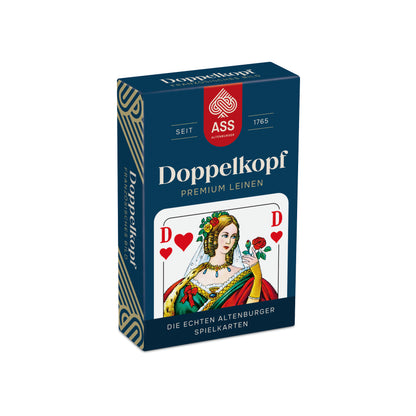 ASS - Doppelkopf, Premium Leinen, französisches Bild