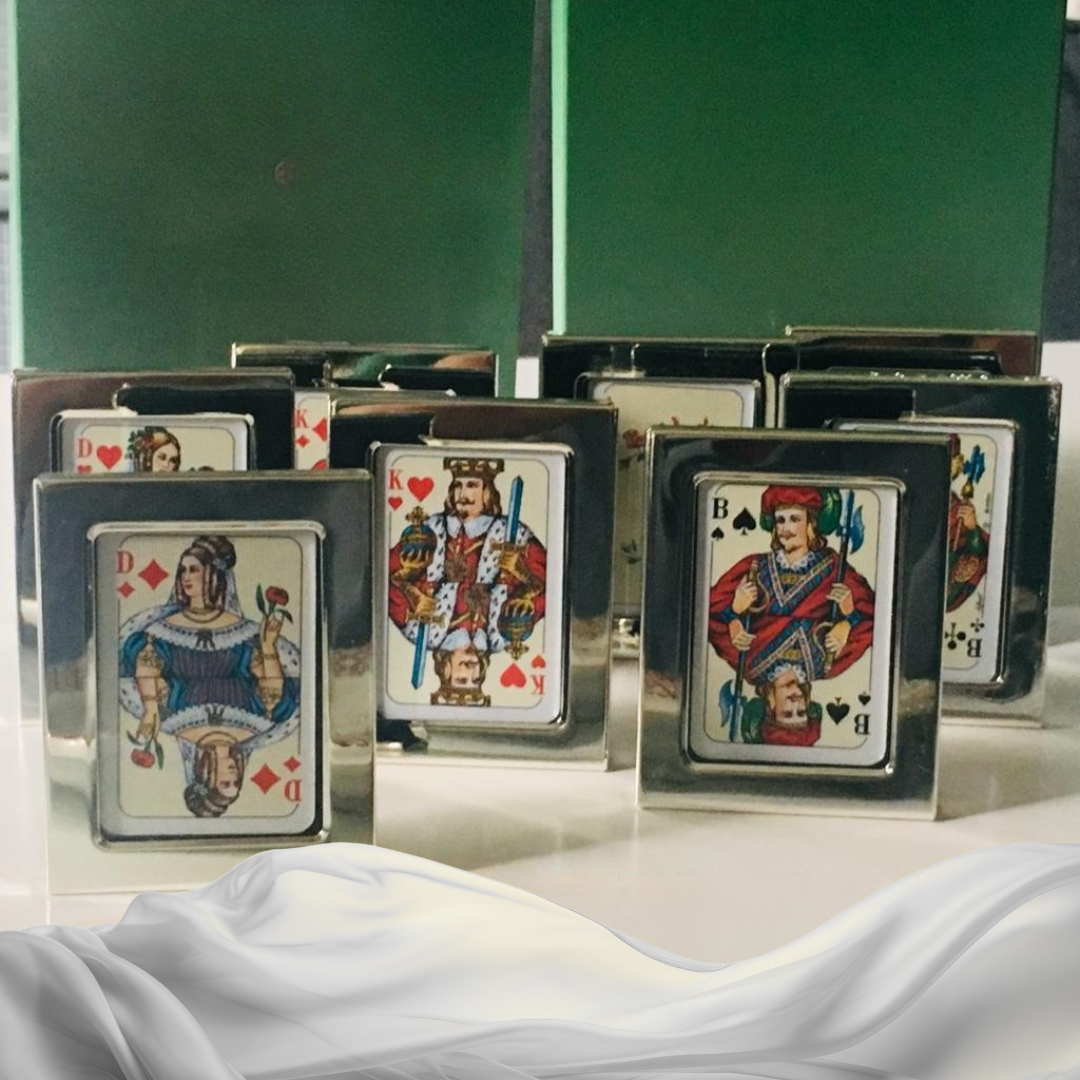 Bilderrahmen, versilbert - 8er-Set