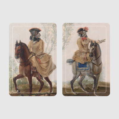 Spielkarten in weihnachtlicher Blechdose