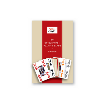 Spielkarten für Boards, Einzel- oder Doppelspiel - mit extragroßen Eckzeichen | 100% symmetrisch