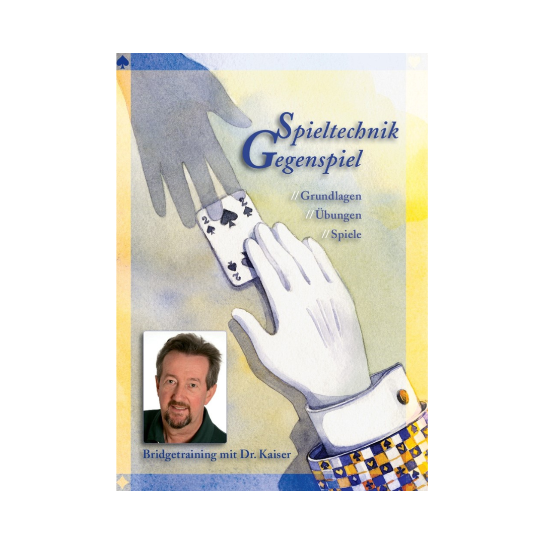 Cover des Bridge-Programms  Spieltechnik Gegenspiel von Dr. Kaiser.
