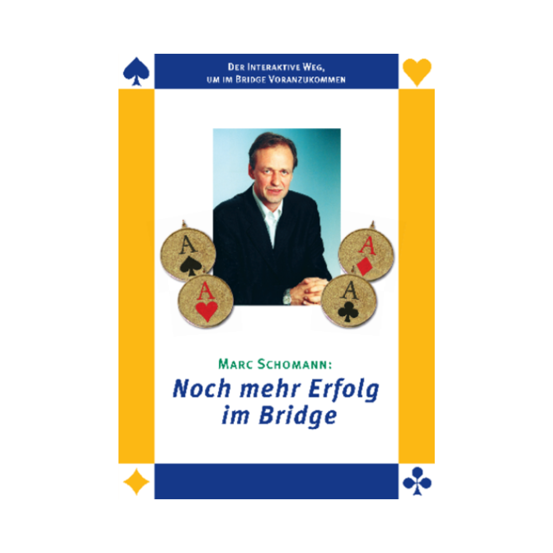 Cover des Bridge-Programms  Noch mehr Erfolg im Bridge von Marc Schomann.