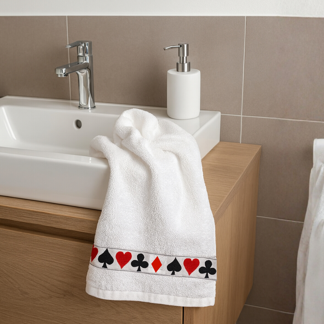 Gästehandtuch mit Bordüre