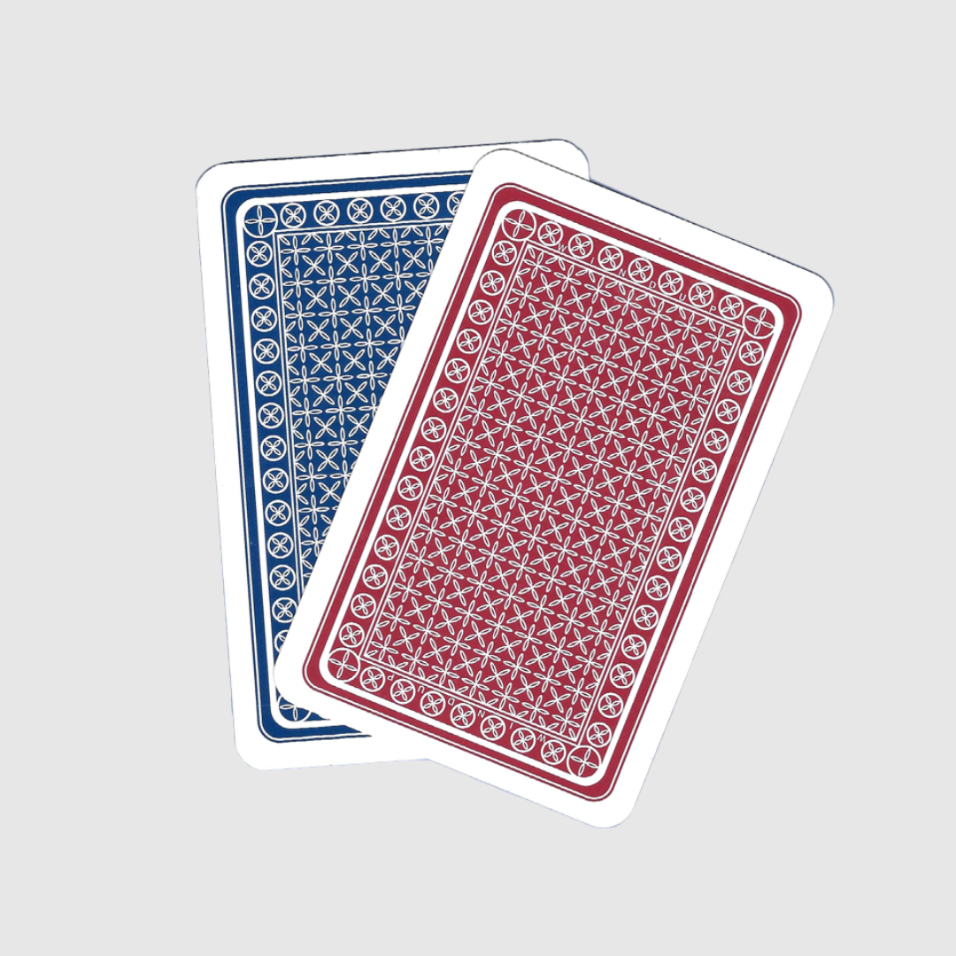 Spielkarten für Boards, Doppelspiel - 100% symmetrisch