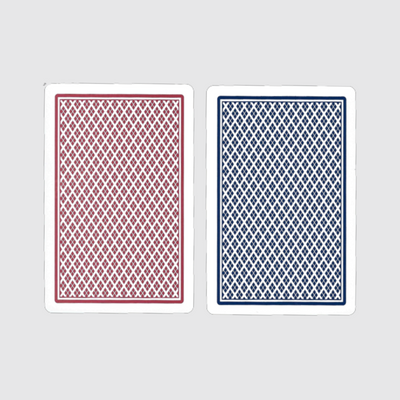 Spielkarten für Boards, Doppelspiel - 100% Plastik | mit extragroßen Eckzeichen