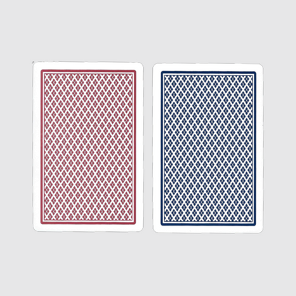 Spielkarten für Boards, Doppelspiel - 100% Plastik | mit extragroßen Eckzeichen
