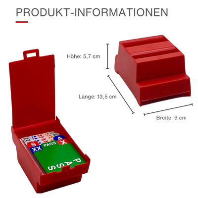 Bietbox Klassik, inkl. Bietkarten - Einzelbox