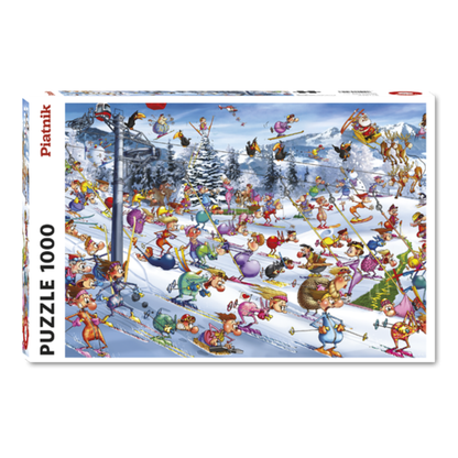 Puzzle "Christmas Skiing", 1000 Teile