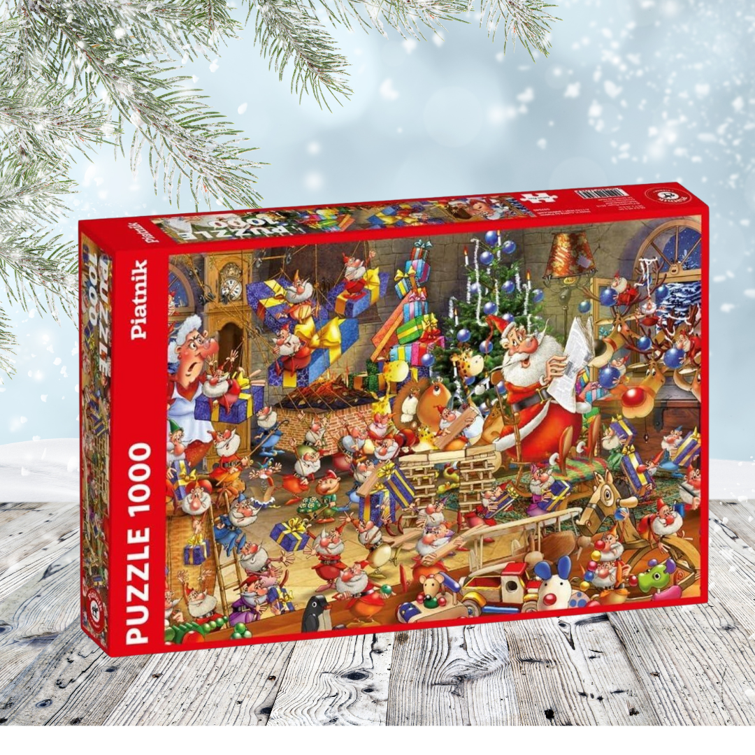 Puzzle "Weihnachtstrubel", 1000 Teile