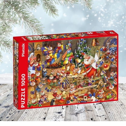 Puzzle "Weihnachtstrubel", 1000 Teile