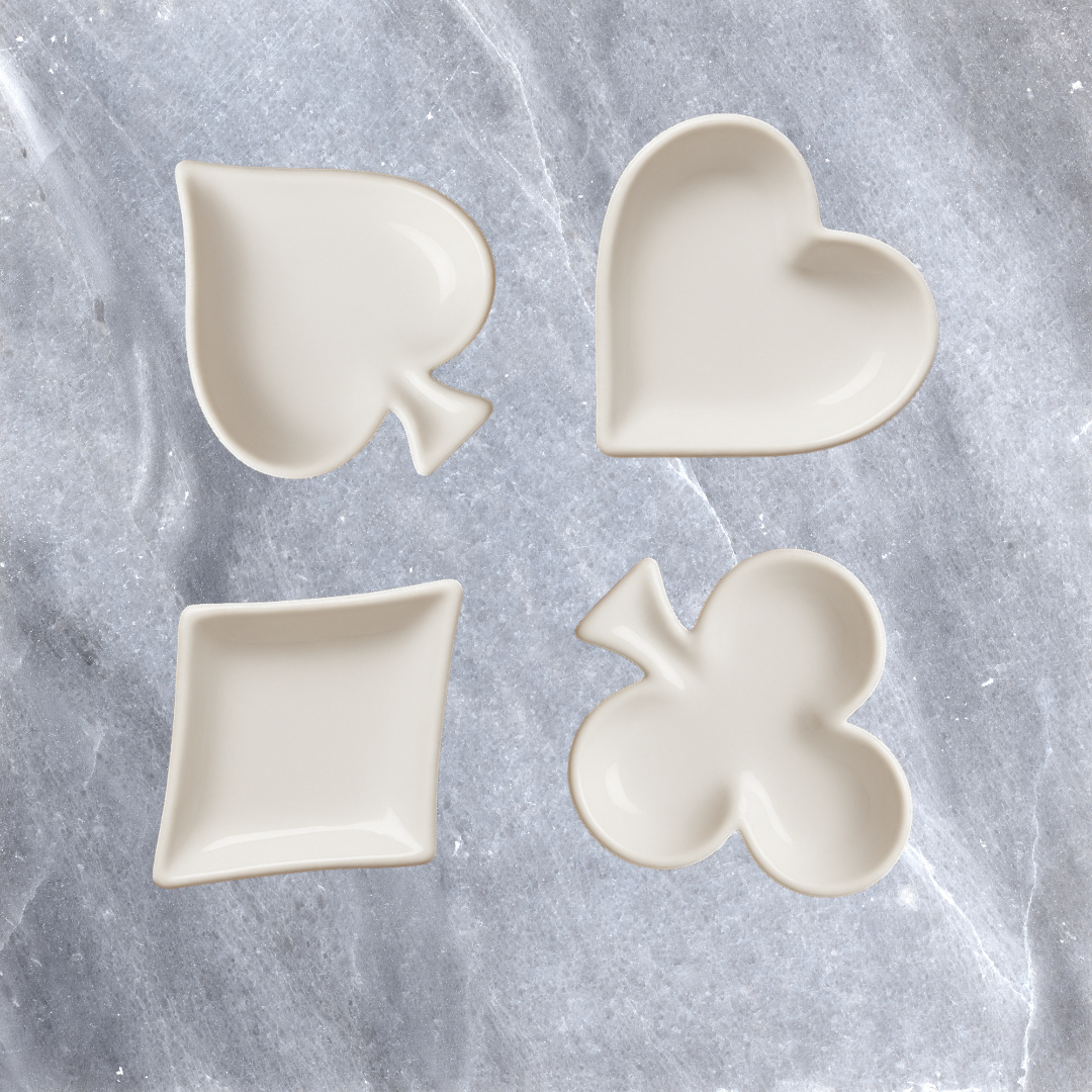 Pozellanschälchen - Pik | Coeur | Karo | Treff