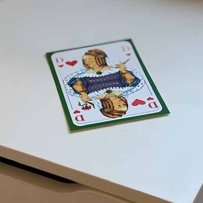 Postkarte "Dame"
