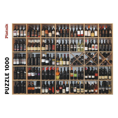 Puzzle, 1000 Teile - Weinregal
