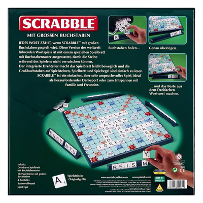 Scrabble mit großen Buchstaben