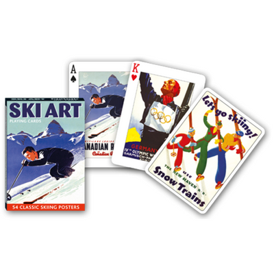 Kartenspiel - Ski Art