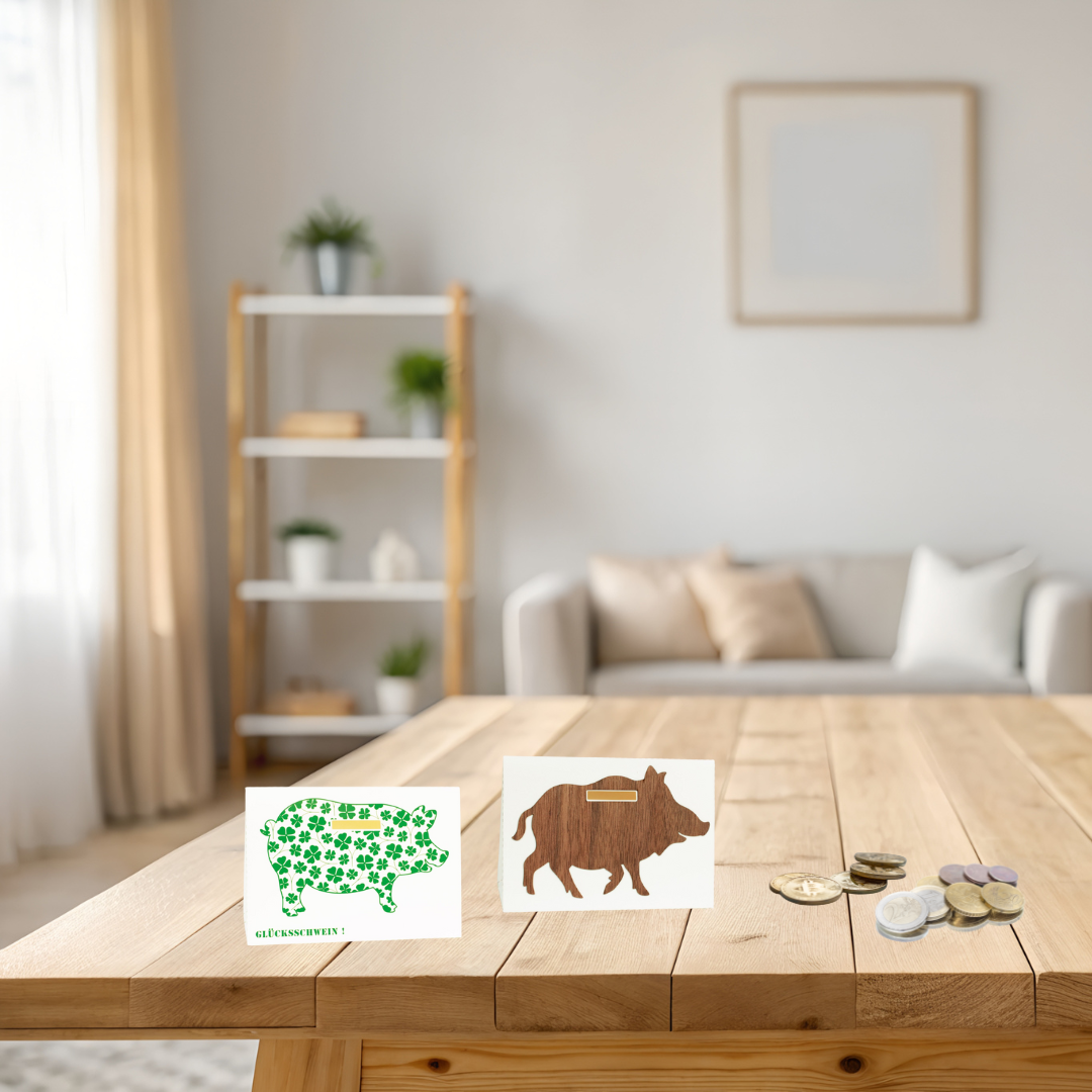 Spardose & Geschenkkarte "Piggy Bank"