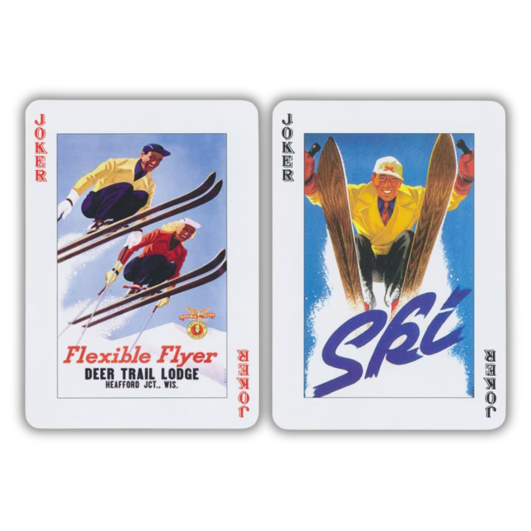 Kartenspiel - Ski Art