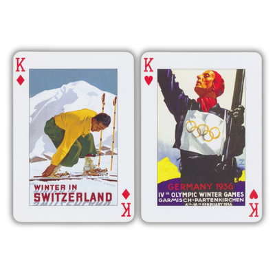 Kartenspiel - Ski Art